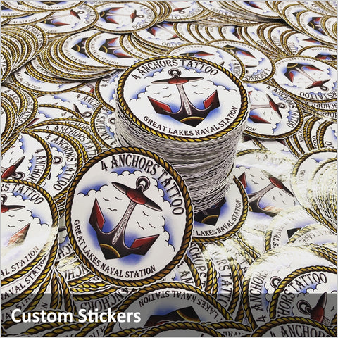 Custom Stickers High Quality Printing Select Shape and Quantity