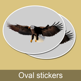 Oval Custom Stickers - Make Your Own Logo Stickers