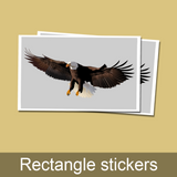 Rectangle Custom Stickers - Make Your Own Logo Stickers