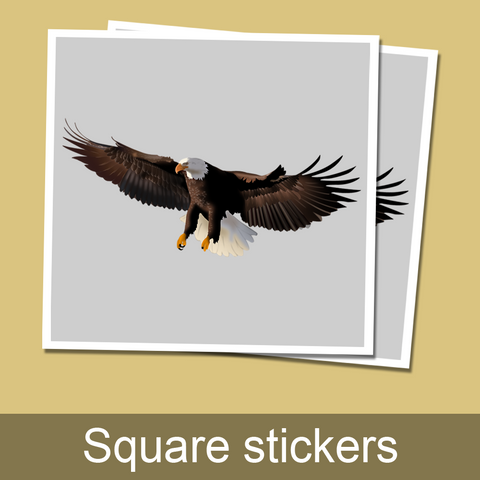 Square Custom Stickers - Make Your Own Logo Stickers