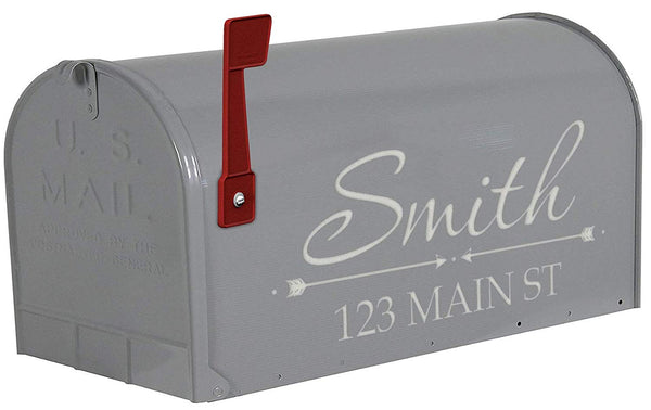 Custom Mailbox Decals With Street Address & Street Name Personalized Set of  Mailbox Decals