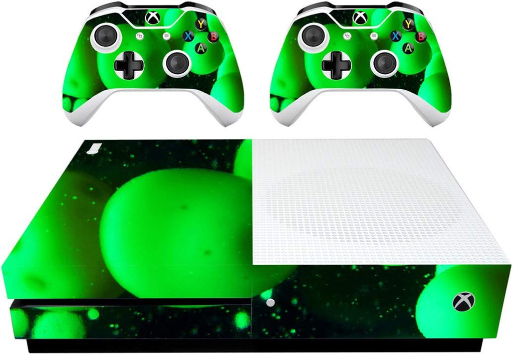 Xbox One Slim Lava Lamp Skin Decal - For Console And Controller Green Skin  For Xbox One S VWAQ-XSGC10