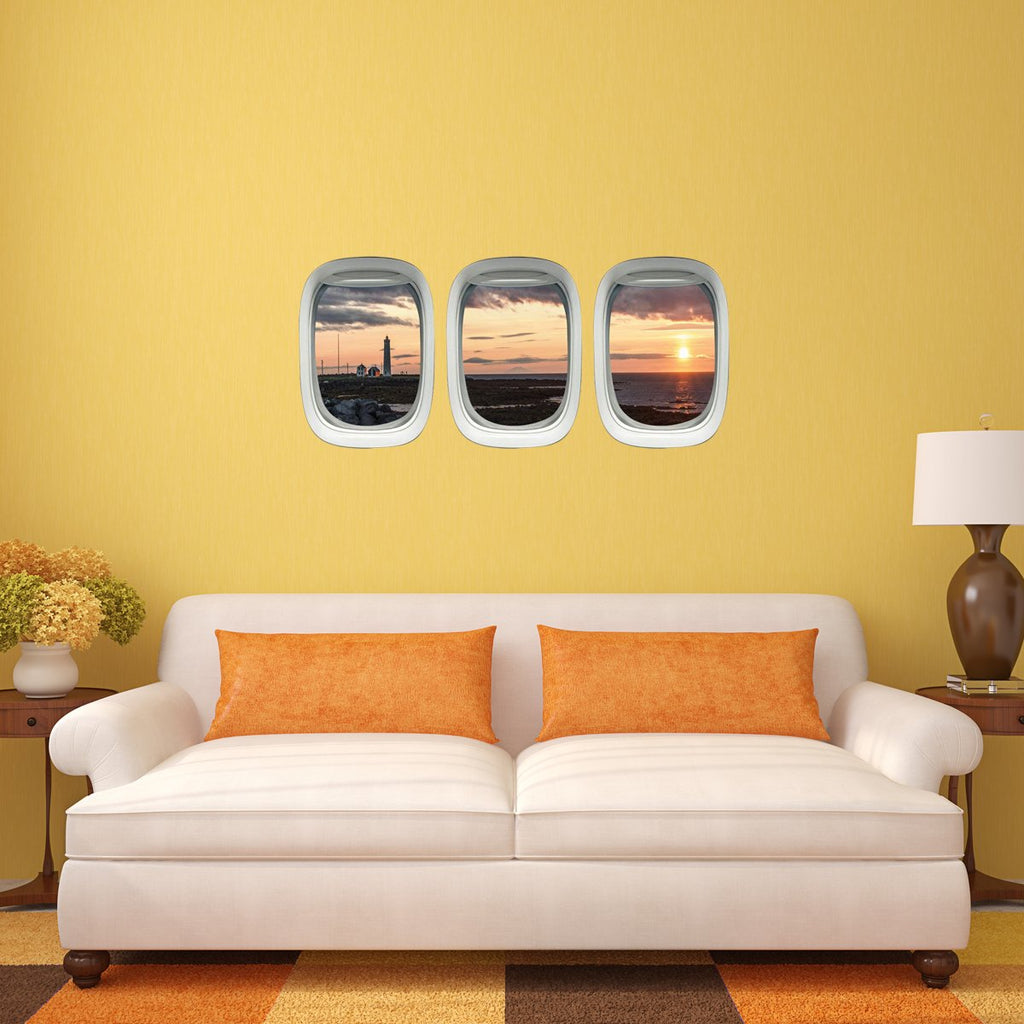 Airplane Window - Throw Pillow