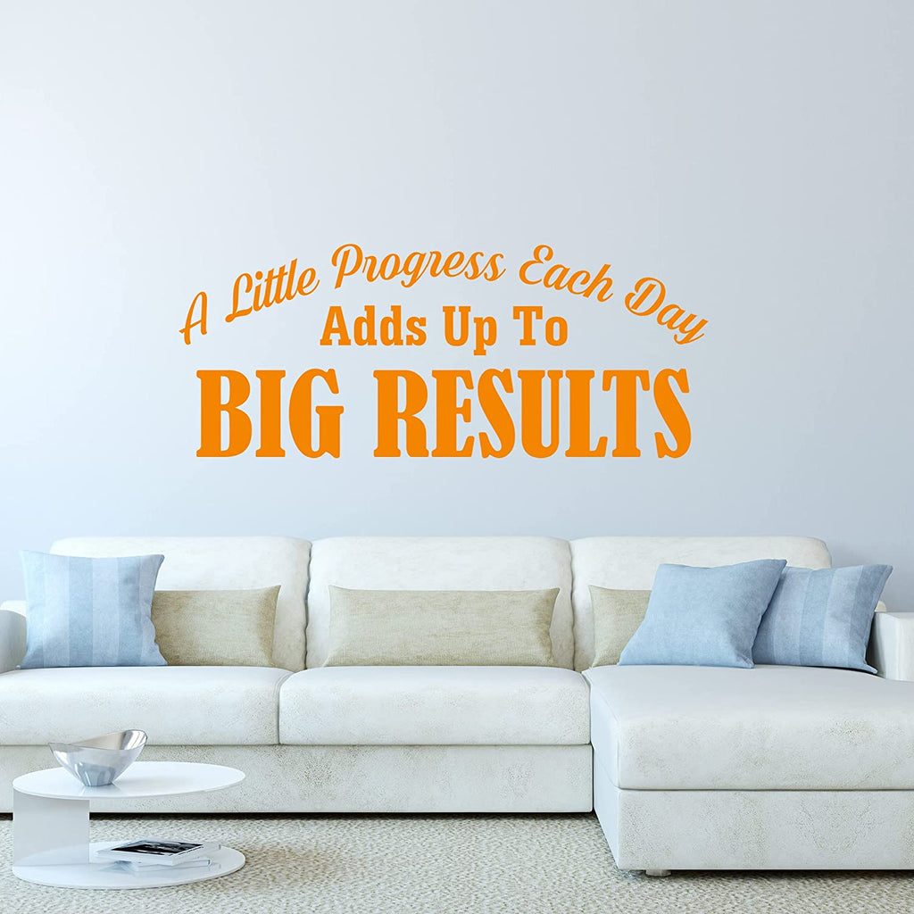 A little progress each day adds up to big Results