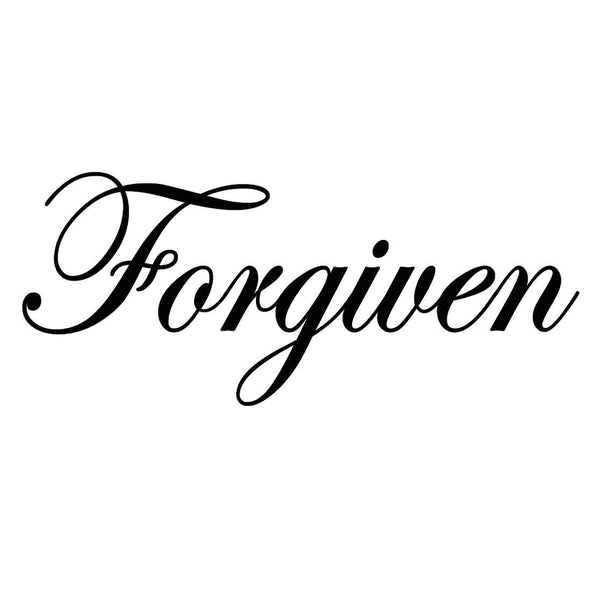 Vwaq Forgiven Wall Decal Inspirational Forgiveness Quotes